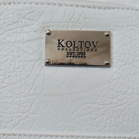 Koltov Collection White Double Handle Handbag NWT - Picture 4 of 10